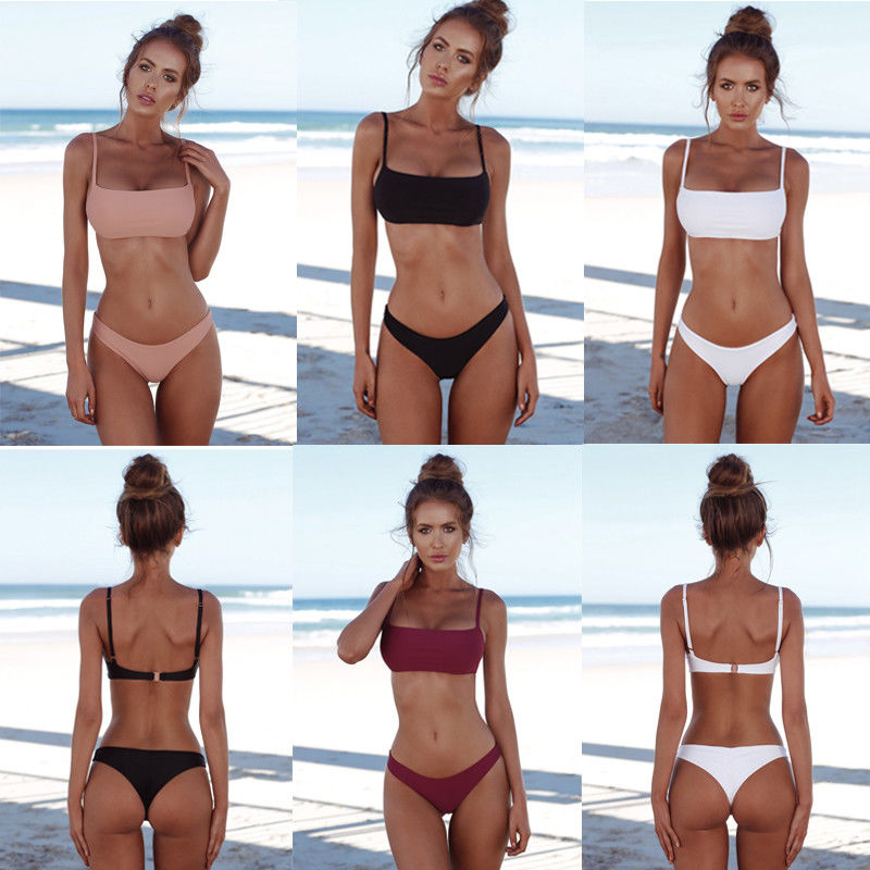 Solid Push-Up Bikini