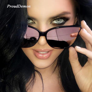 Flat Top Cat Eye Sunglasses